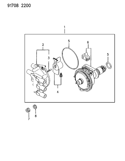 1991 Dodge Stealth Distributor Diagram