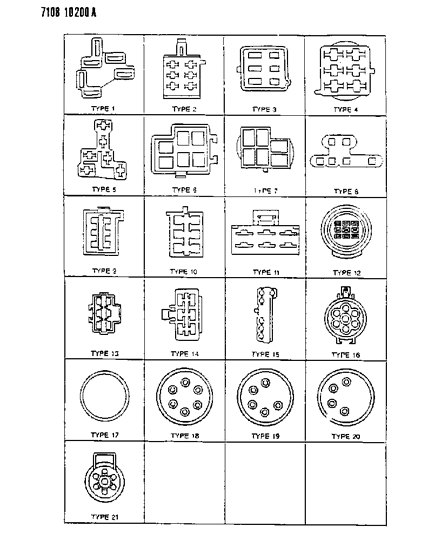 1987 Chrysler Fifth Avenue Insulators 6 Way Diagram