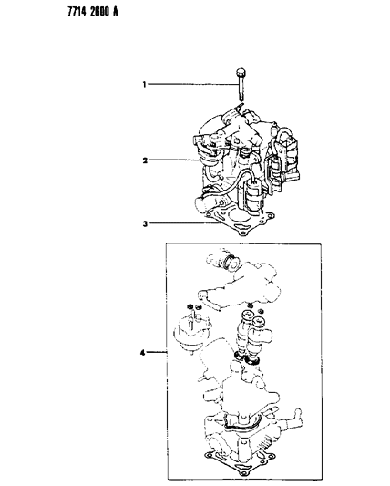1987 Chrysler Conquest Injection Mixer Diagram