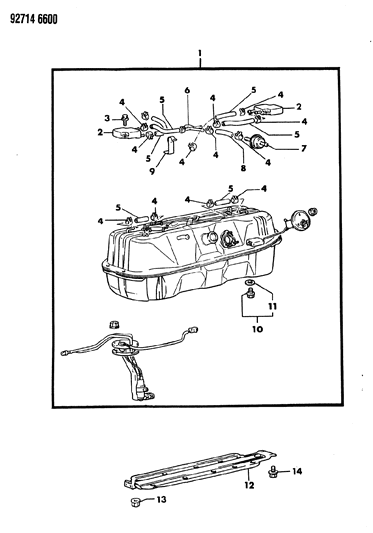 1993 Dodge Ram 50 Fuel Tank Diagram 6