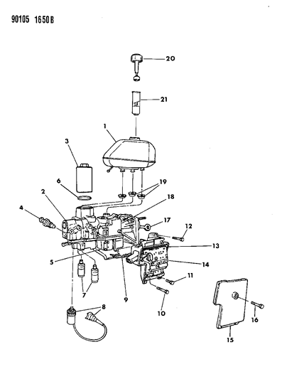 1990 Chrysler New Yorker Brake Master Cylinder Diagram 3