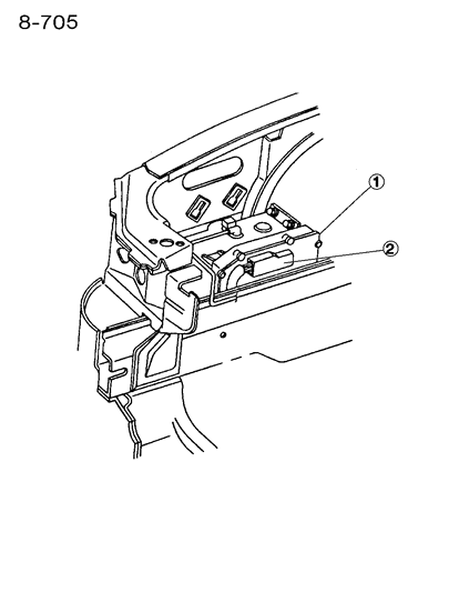 1995 Chrysler LHS Single Board Engine Controller Diagram