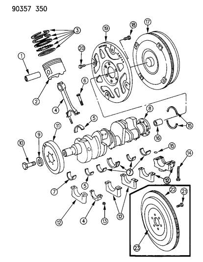 1992 Dodge Ramcharger Converter-Torque Diagram for R2117863AB