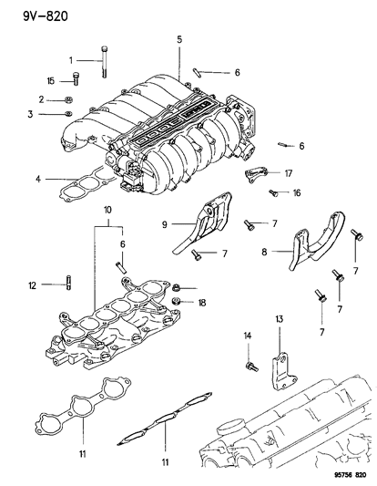 1995 Dodge Stealth Inlet Manifold Diagram 1