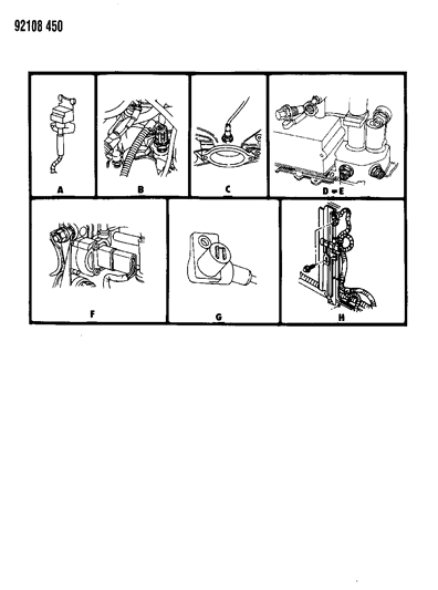 1992 Dodge Grand Caravan Sensors Diagram