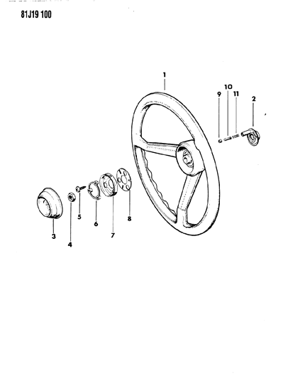 1985 Jeep Wrangler Steering Wheel Diagram 2