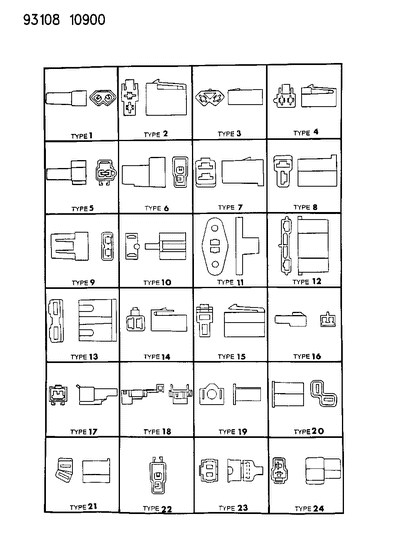1993 Chrysler Town & Country Insulators 2 Way Diagram