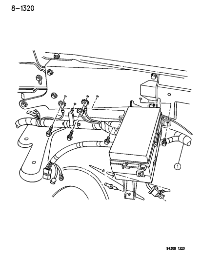 1995 Dodge Ram 2500 Bolt-PDC Diagram for 56017494