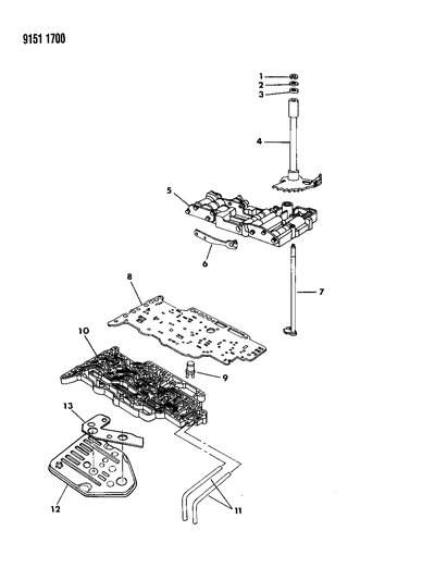 1989 Dodge Omni Valve Body Diagram