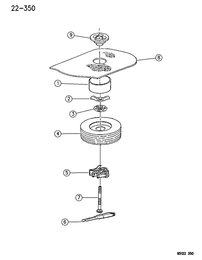 1995 Dodge Stratus Jack Stowage Diagram