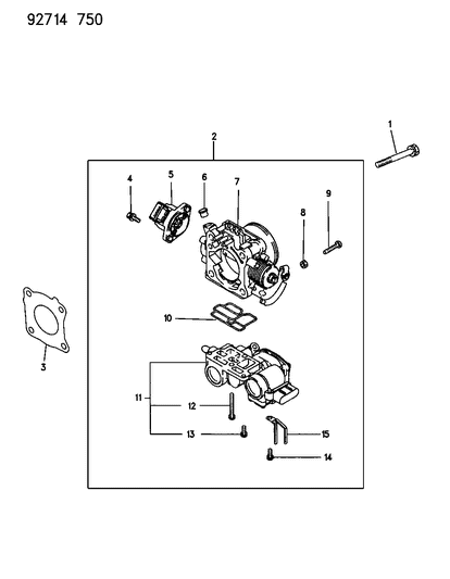 1994 Dodge Colt Throttle Body Diagram 2