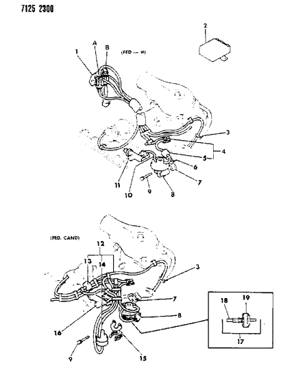 1987 Dodge 600 EGR System Diagram 5