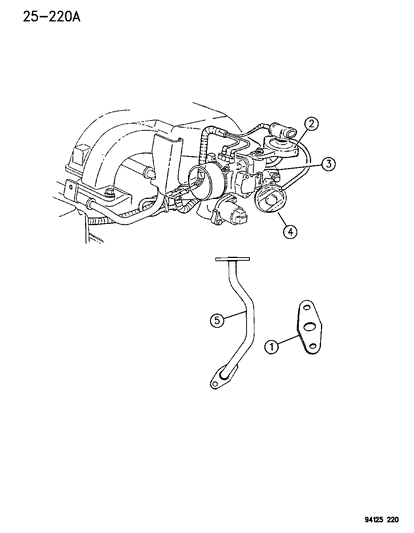 1995 Chrysler Cirrus EGR System Diagram 3