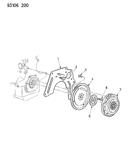 1993 Chrysler Town & Country Clutch Diagram 2