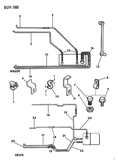 1986 Jeep Grand Wagoneer Fuel Lines Diagram