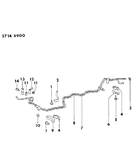 1986 Dodge Conquest Fuel Line Diagram