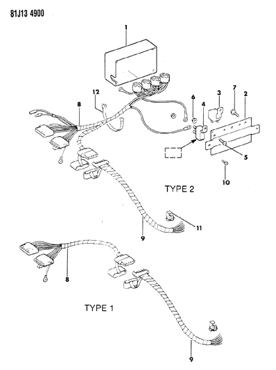 1986 Jeep Grand Wagoneer Harness - Trailer Towing Without Equalizer Hitch Diagram 1