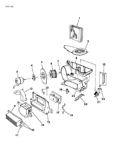 1984 Dodge Charger Heater Unit Diagram