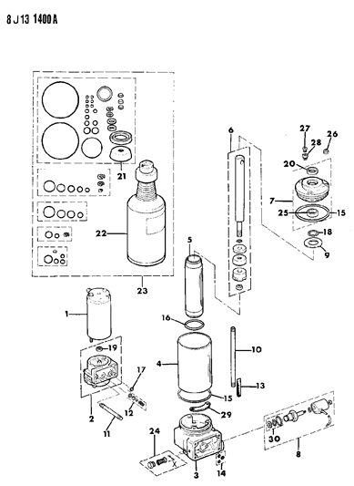 1988 Jeep J10 Snow Plow Power Lift Unit Diagram