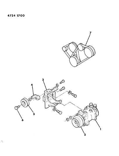 1984 Dodge Colt Adapter Packages Diagram