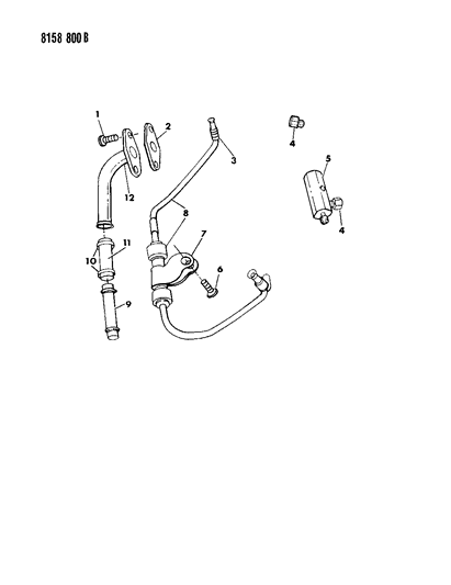 1988 Chrysler New Yorker Base Model Oil Lines Diagram