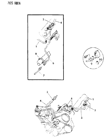 1987 Dodge Diplomat Air Pump Tubing Diagram