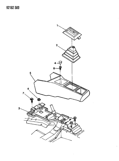 1992 Dodge Shadow Consulate Diagram