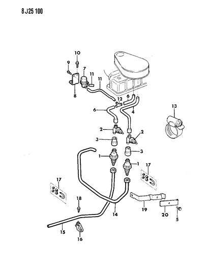 1987 Jeep Wrangler Pulse Air System Diagram