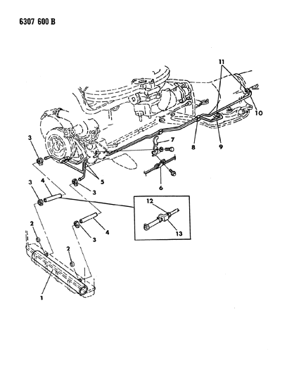 1987 Dodge Ramcharger Oil Cooler Diagram 1