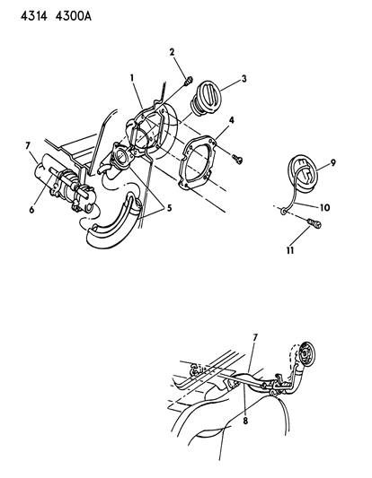 1984 Dodge W250 Fuel Tank Filler Tube Diagram 1