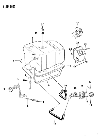 1986 Jeep J10 Strap Diagram for J5359779