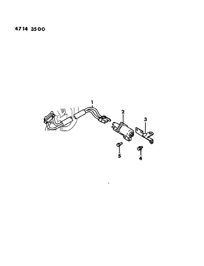 1984 Dodge Ram 50 High Altitude System Diagram