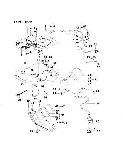 1985 Dodge Colt Wiring - Harness Diagram