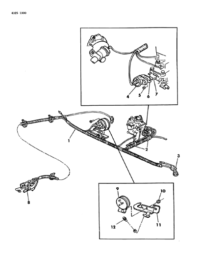 1985 Dodge Ramcharger EGR System Diagram 2