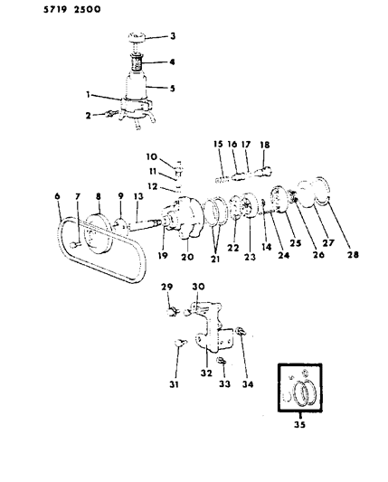 1986 Dodge Ram 50 Power Steering Pump Diagram 1