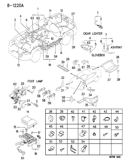 1995 Dodge Stealth Bolt-Check Valve Mounting Diagram for MF243623