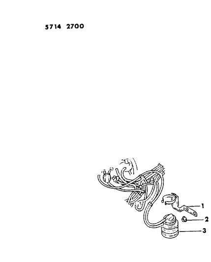 1985 Dodge Colt High Altitude System Diagram