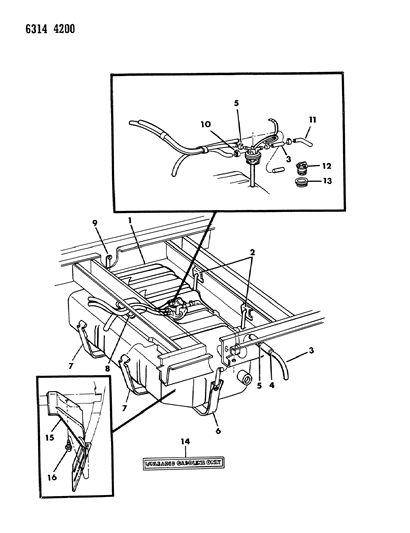 1986 Dodge Ram Van Fuel Tank Diagram 2