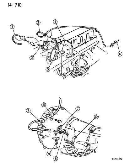 1994 Jeep Wrangler Throttle Control Diagram