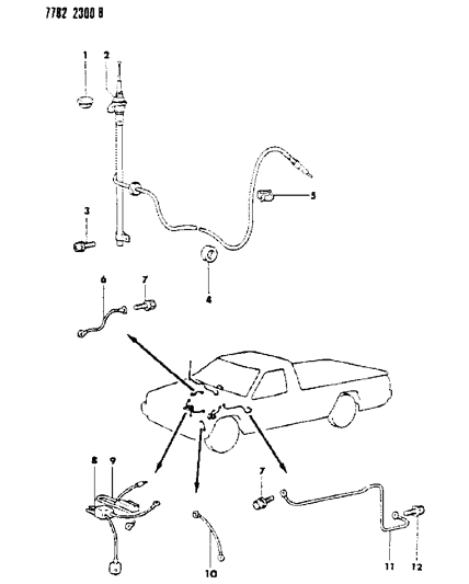 1987 Dodge Ram 50 Antenna Diagram