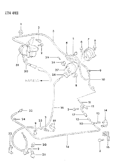 1988 Chrysler Conquest Speed Control Diagram