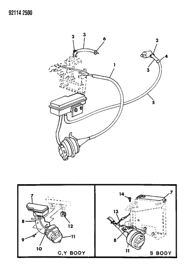 1992 Chrysler New Yorker Salon Speed Control Diagram 3