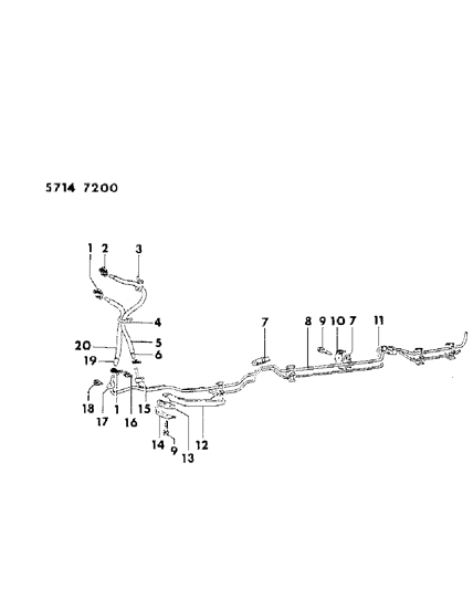 1986 Dodge Ram 50 Fuel Line Diagram 3