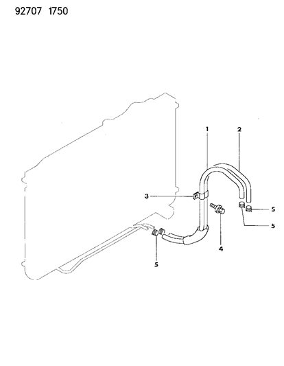 1994 Dodge Colt Oil Cooler Lines Diagram