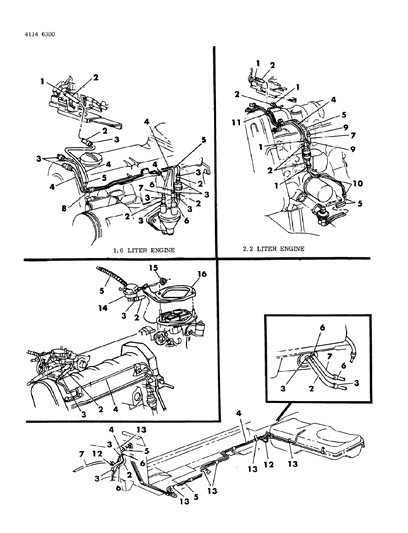 1984 Dodge Omni Fuel Line Diagram 1