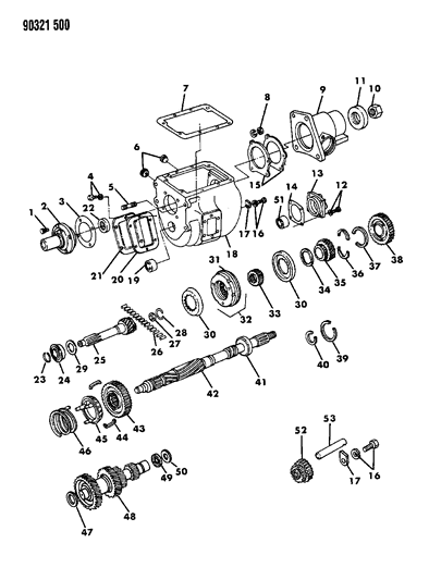 1992 Dodge D350 Transmission Diagram 1