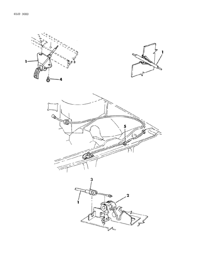 1984 Chrysler New Yorker Hood Release Remote Control Diagram