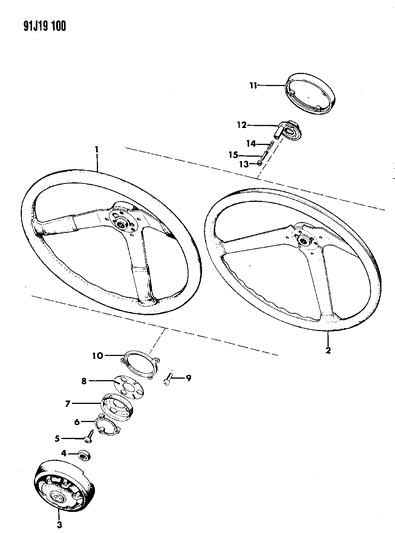 1993 Jeep Wrangler Steering Wheel Diagram