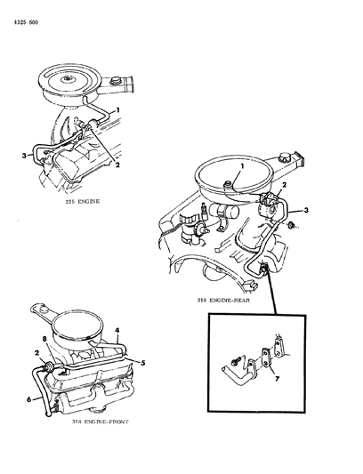 1985 Dodge D150 Aspirator Diagram