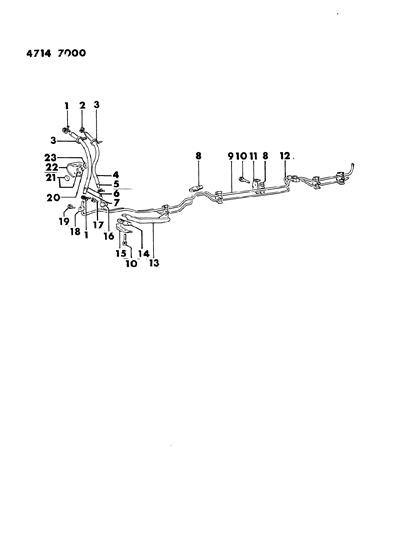 1984 Dodge Ram 50 Fuel Lines Diagram 4